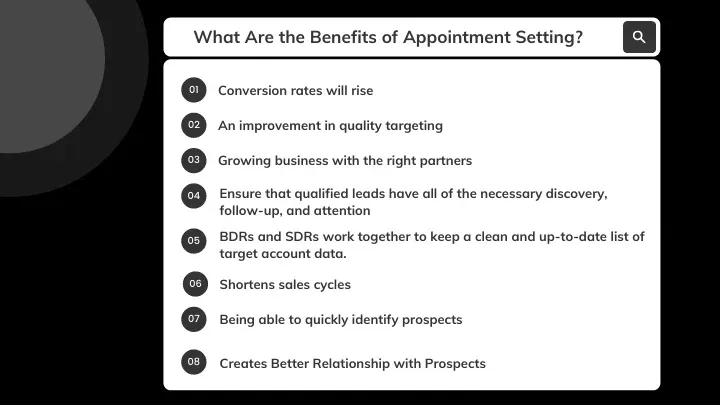 b2b appointment benefits