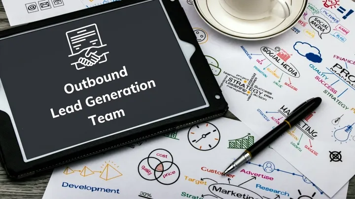 Who is in charge of generating outbound leads?